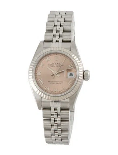 Pre-owned Rolex Datejust Watch, 26mm In Multi