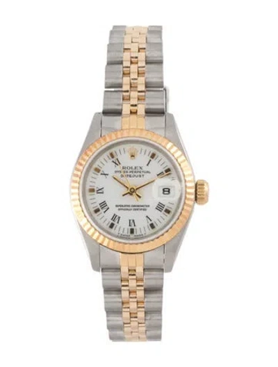 Pre-owned Rolex Datejust Watch, 26mm In Multi