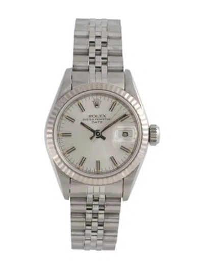 Pre-owned Rolex Datejust Watch, 26mm In Multi