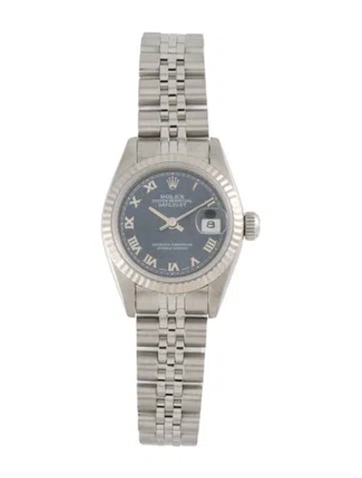 Pre-owned Rolex Datejust Watch, 26mm In Multi