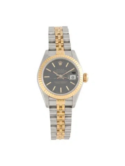 Pre-owned Rolex Datejust Watch, 26mm In Multi