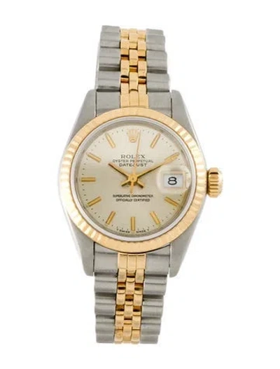 Pre-owned Rolex Datejust Watch, 26mm In Multi