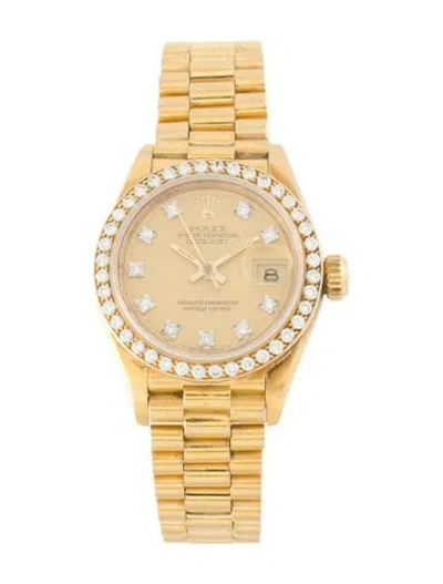 Pre-owned Rolex Datejust Watch, 26mm In Multi