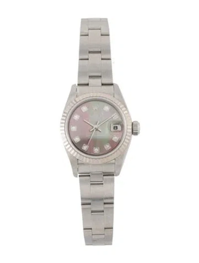 Pre-owned Rolex Datejust Watch, 26mm In Multi