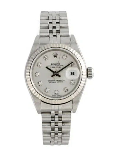 Pre-owned Rolex Datejust Watch, 26mm In Multi