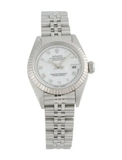 Pre-owned Rolex Datejust Watch, 26mm In Multi