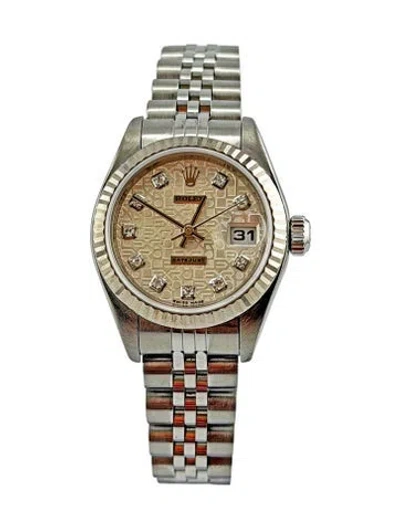Pre-owned Rolex Datejust Watch, 26mm In Multi