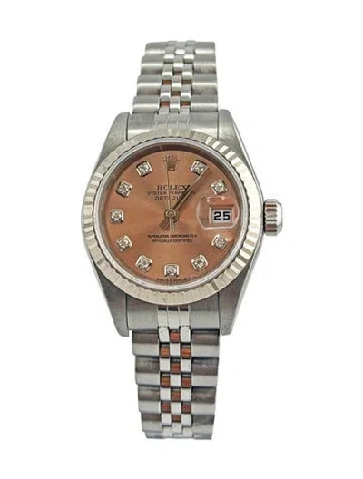 Pre-owned Rolex Datejust Watch, 26mm In Multi