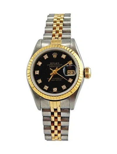 Pre-owned Rolex Datejust Watch, 26mm In Multi