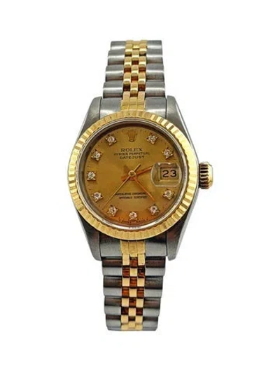 Pre-owned Rolex Datejust Watch, 26mm In Multi