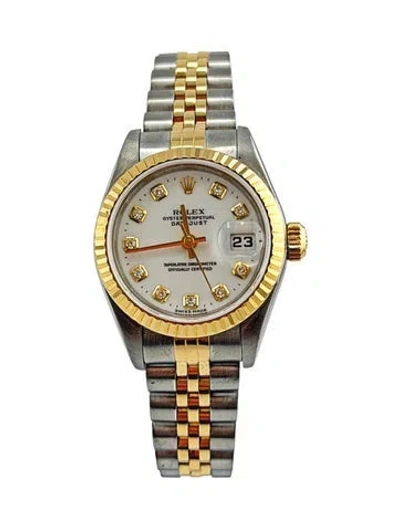 Pre-owned Rolex Datejust Watch, 26mm In Multi
