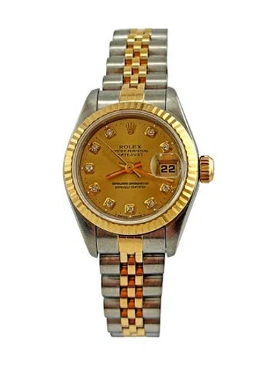Pre-owned Rolex Datejust Watch, 26mm In Multi
