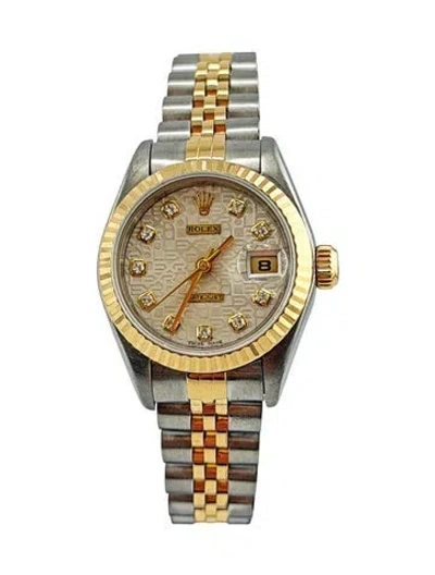 Pre-owned Rolex Datejust Watch, 26mm In Multi