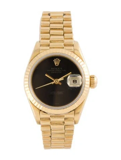 Pre-owned Rolex Datejust Watch, 26mm In Multi