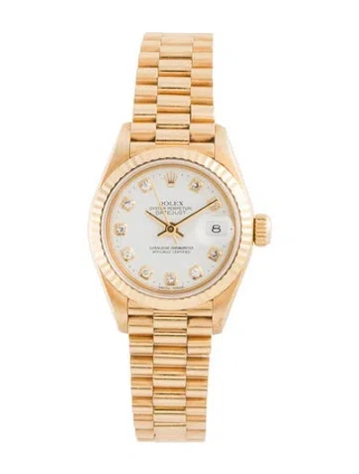 Pre-owned Rolex Datejust Watch, 26mm In Multi
