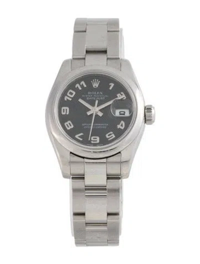 Pre-owned Rolex Datejust Watch, 26mm In Multi