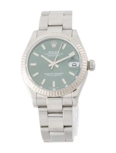 Pre-owned Rolex Datejust Watch, 31mm In Multi