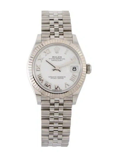 Pre-owned Rolex Datejust Watch, 31mm In Multi