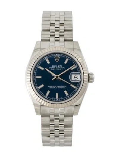 Pre-owned Rolex Datejust Watch, 31mm In Multi
