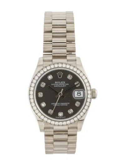 Pre-owned Rolex Datejust Watch, 31mm In Multi
