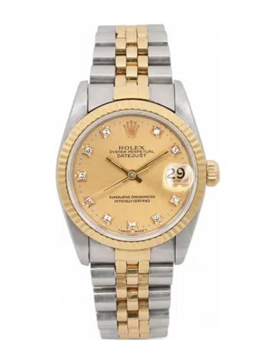 Pre-owned Rolex Datejust Watch, 31mm In Multi