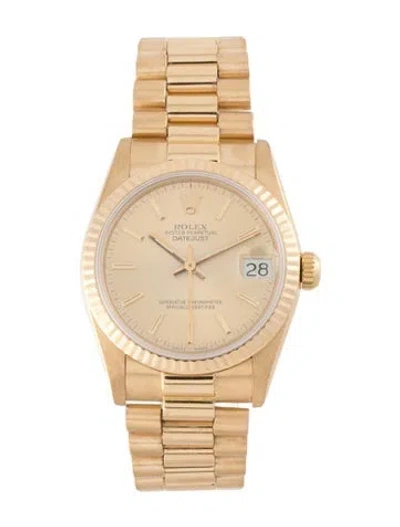 Pre-owned Rolex Datejust Watch, 31mm In Multi