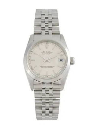 Pre-owned Rolex Datejust Watch, 31mm In Multi