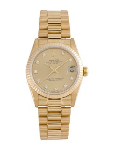 Pre-owned Rolex Datejust Watch, 31mm In Multi