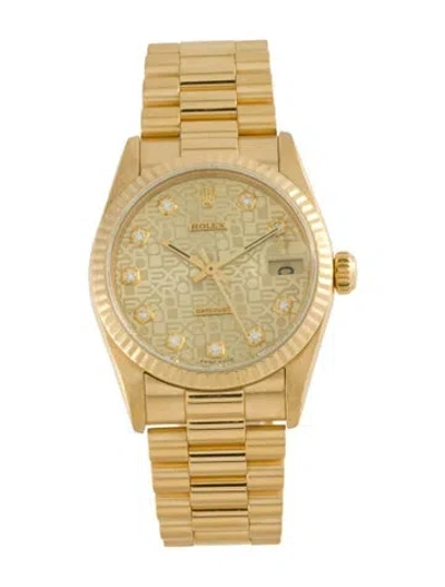 Pre-owned Rolex Datejust Watch, 31mm In Multi