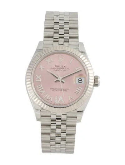 Pre-owned Rolex Datejust Watch, 31mm In Multi