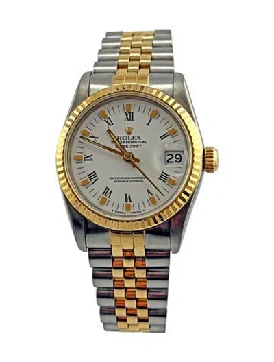 Pre-owned Rolex Datejust Watch, 31mm In Multi