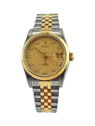 Pre-owned Rolex Datejust Watch, 31mm In Multi