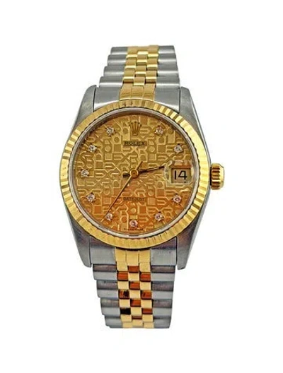 Pre-owned Rolex Datejust Watch, 31mm In Multi