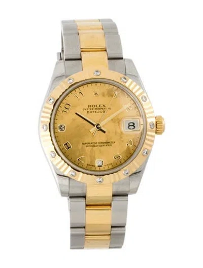 Pre-owned Rolex Datejust Watch, 31mm In Multi