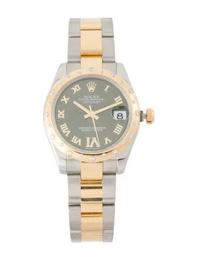 Pre-owned Rolex Datejust Watch, 31mm In Multi