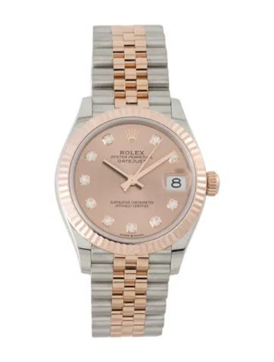 Pre-owned Rolex Datejust Watch, 31mm In Multi