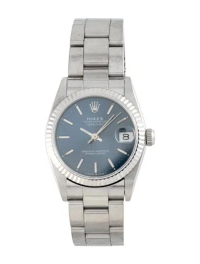 Pre-owned Rolex Datejust Watch, 31mm In Multi