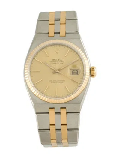 Pre-owned Rolex Datejust Watch, 36mm In Multi