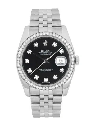Pre-owned Rolex Datejust Watch, 36mm In Multi
