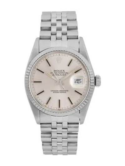 Pre-owned Rolex Datejust Watch, 36mm In Multi