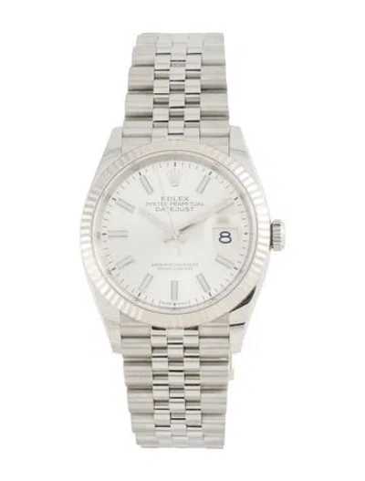 Pre-owned Rolex Datejust Watch, 36mm In Multi