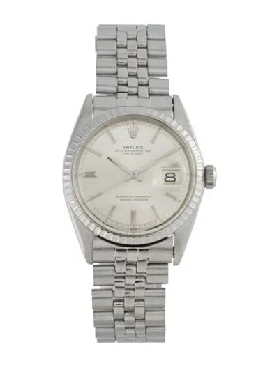Pre-owned Rolex Datejust Watch, 36mm In Multi
