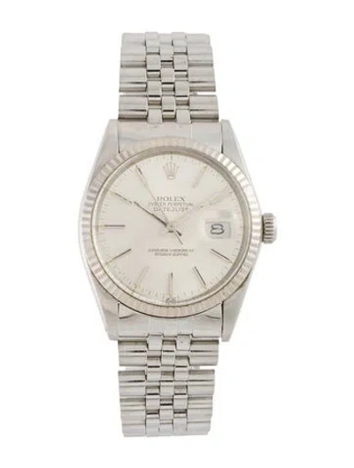 Pre-owned Rolex Datejust Watch, 36mm In Multi