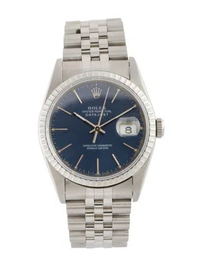 Pre-owned Rolex Datejust Watch, 36mm In Multi