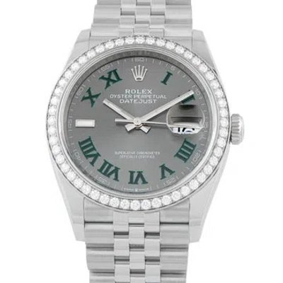 Pre-owned Rolex Datejust Watch, 36mm In Multi