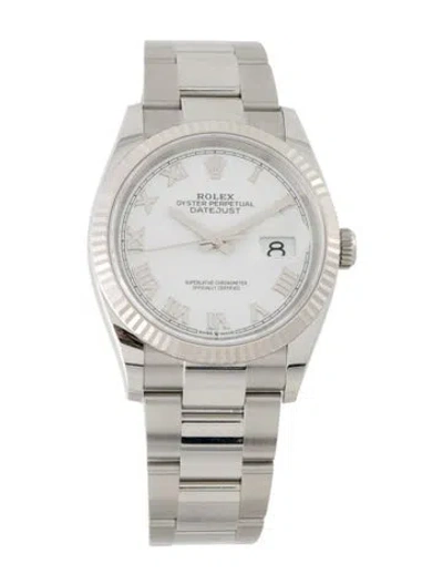 Pre-owned Rolex Datejust Watch, 36mm In Multi