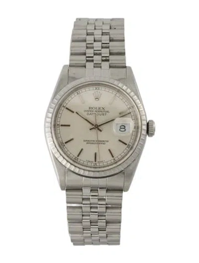 Pre-owned Rolex Datejust Watch, 36mm In Multi