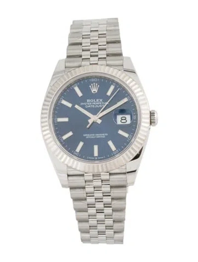 Pre-owned Rolex Datejust Watch, 41mm In Multi