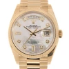 ROLEX ROLEX DAY-DATE 36 MOTHER OF PEARL DIAMOND AUTOMATIC 18KT YELLOW GOLD PRESIDENT WATCH 128238MDP