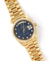 Rolex Day-date 36mm Very Rare Aventurine 1987 Full Set Watch In Gold